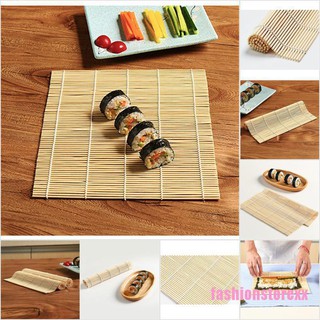 [FASXX] Sushi Mat Bamboo Maker Kit Rice Roll Mold Kitchen DIY Mould Roller Rice Paddle BAA