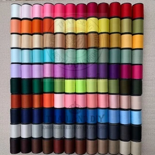 🧵 ด้ายเย็บผ้าคุณภาพตราหัวเสือ WOP 🧵 เซทx12เฉดสี เหนียว สีสวย ด้ายเย็บผ้าหลอดเล็กคละสี ด้าย ด้ายสปัน DIY ด้ายเย็บผ้าสีขาว