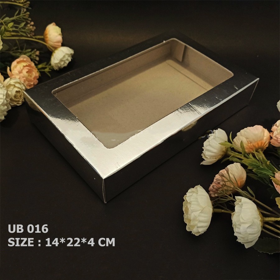 กล่องของขวัญ กล่องอเนกประสงค์ สีเงิน เจาะ ( 20 ชิ้น / Pack ) ถูกชัวร์ - Jingjopackaging