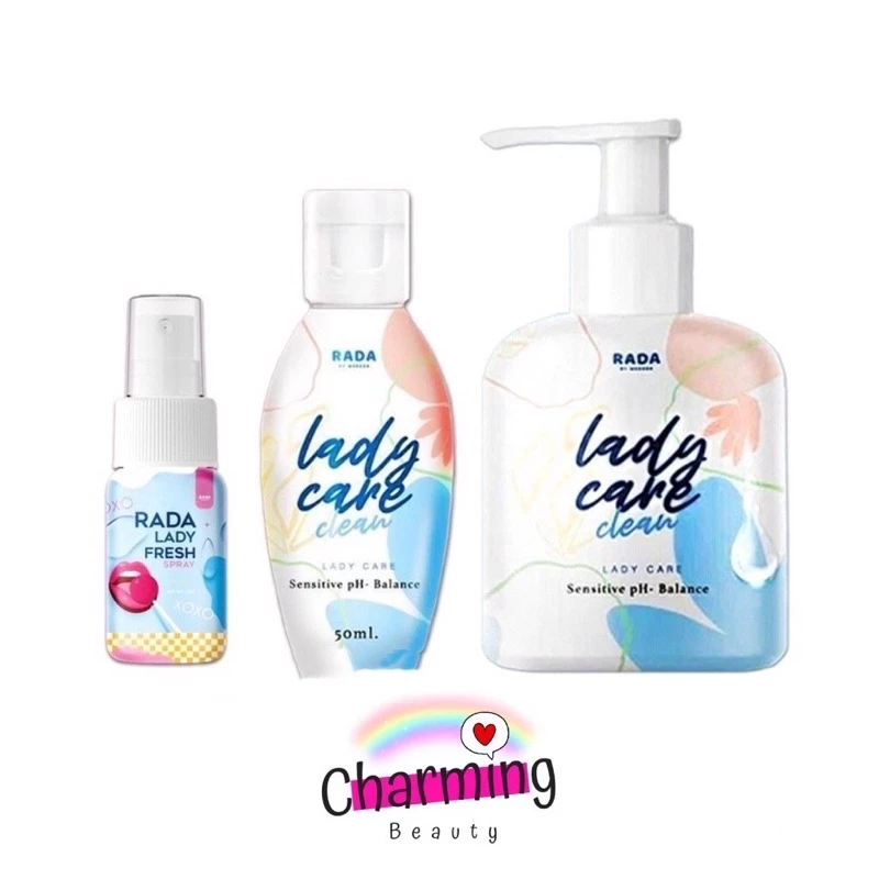 แท้💯% RADA Lady Care Clean - Rada lady fresh รดาเลดี้แคร์ สบู่ล้างจิมิ หอยหวาน เลดี้แคร์ & เซรั่มหลีขาว รดาเลดี้เฟรช