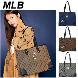 New ของแท้ 💯% MLB UNISEX CURVED CAPNY NEW YORK YANKEE BAG/กระเป๋าสะพายข้าง/mlb กระเป๋า