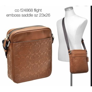 กระเป๋า Coach  Charles Flight Bag ขนาด 23X26x7 C.M.