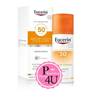 EUCERIN SUN DRY TOUCH OIL CONTROL FACE SPF50+ PA+++ 50mL