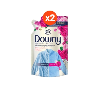[ใหม่!]Downy Fabric Serum ดาวน์นี่ น้ำยาปรับผ้านุ่ม สูตรป้องกันผ้ายับ กลิ่นหอมเมล่อนและดอกไม้ฤดูใบไม้ผลิ ชนิดถุงเติม 500มล x2