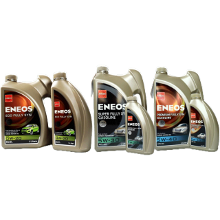 ENEOS น้ำมันเครื่องสังเคราะห์แท้ 100% เบนซิน เอเนออส เกรด 0w-20 / 5w-30 / 5w-40 / Fully Synthetic API SN 0w20 5w30 5w40