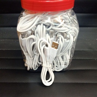 Data แท้ สายเคเบิ้ล ยี่ห้อ GM-TECH สีขาว MICRO USB คุณภาพดี ซื้อ 50 ชิ้น ฟรี TOPLES