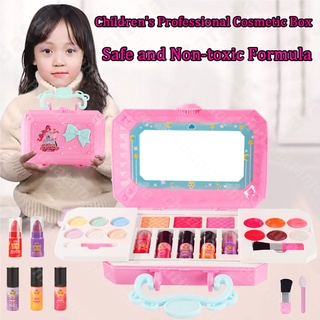 Mini Box Make Up For Kids Girl เครื่องสำอางเด็ก ชุดแต่งหน้าของเล่นเด็กผู้หญิง ชุดแต่งหน้าเด