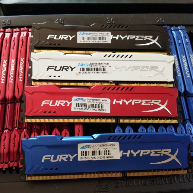 แรมKingston hyperX /4g / ddr3/1600