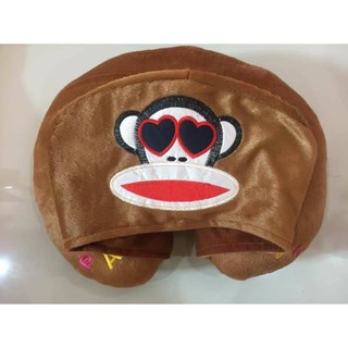 หมอนรองคอตัวยู แบบมีฮู้ด ลาย PAUL FRANK