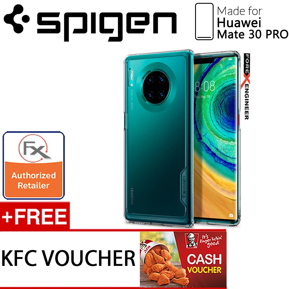 Spigen Ultra Hybrid Edge สําหรับ Huawei Mate 30 Pro ( Crystal Clear ) + ฟรี Voucher KFC Cash 1 ชิ้น