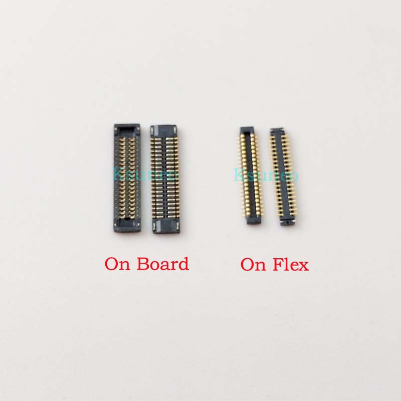 40 pin LCD FPC ปลั๊กสําหรับ Samsung Galaxy A6S G6200 A10S A107 A107F A20S A207 A207F บนเมนบอร์ด