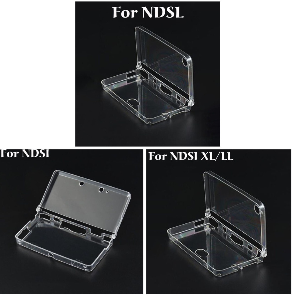 พลาสติกคริสตัลใสป้องกัน Hard Shell Skin สําหรับ Nintendo DS Lite NDSL NDSi NDSi XL,DSi DSi XL คริสตั