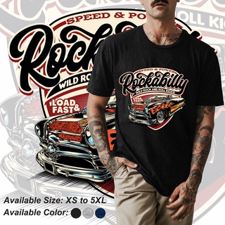 เสื้อเด็กหญิง - มอเตอร์สปอร์ตวินเทจรถสปอร์ตRockabillyความเร็ว&amp;amp;พาวเวอร์ซูเปอร์พรีเมี่ยมเสื้อยืดU