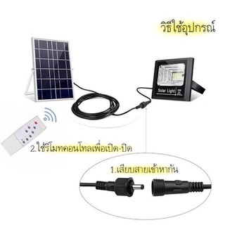 ไฟสปอตไลท์ 400W ไฟถนนโซล่าเซลล์ solar cell ไฟโซล่าและแผงโซล่า Solar Light LED