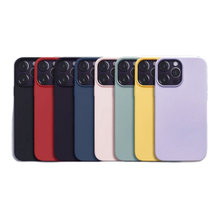 C🇹🇭เคสใช้สำหรับไอโฟน เคสซิลิโคน ใช้สำหรับ iPhone 14 Plus 14 Pro Max TPU Case ลบรอยได้ เคสกำมะหยี่โลโก้ เคสซิลิโคน