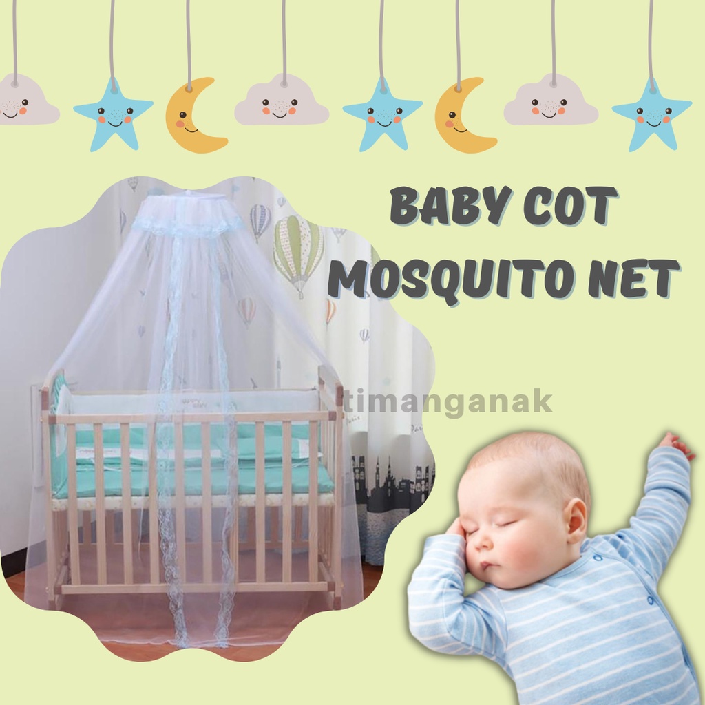 BABY COT MOSQUITO NET/ MOSQUITO NETTING / KELAMBU BAYA / BABY COT ( NET SAHAJA)