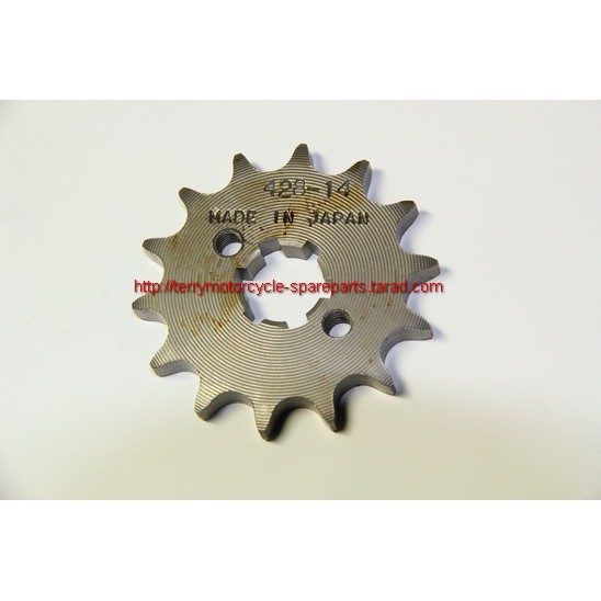 สเตอร์หน้า Suzuki A100 A80 GP100 TRS TRZ RGV 428 JP ญี่ปุ่นนำเข้า 14ฟัน  15ฟัน Firstmotorshop เก็บเงินปลายทางได้ - รูปที่ 2