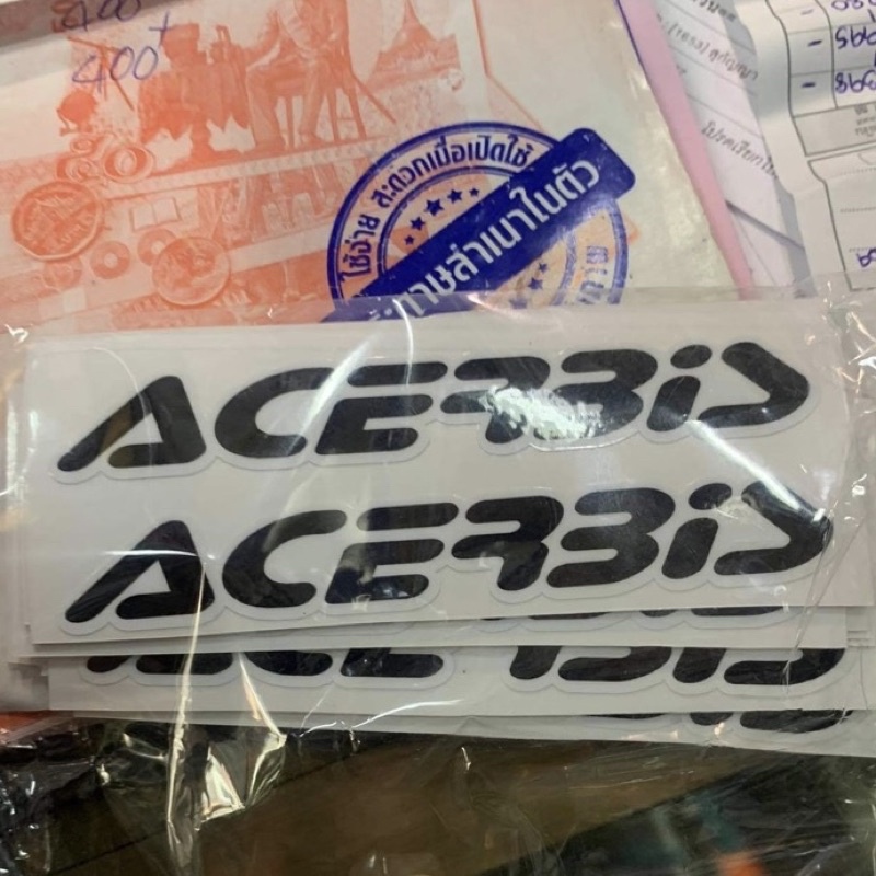 สติ๊กเกอร์ติดการ์ดแฮนด์  ACERBIS