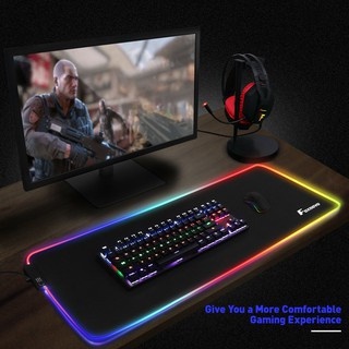 Razeak แผ่นรองเมาส์RGB RP-05 มี12โหมดไฟ แผ่นรองเมาส์ Mouse Pad Gaming Speed ประกันศูนย์ 1ปี