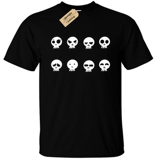 เสื้อเชิ้ต ลายกะโหลก Death skull face สําหรับผู้ชาย