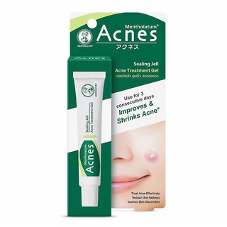 Mentholatum Acnes sealing jell (Acne treatment gel)18 g เมนโทลาทั่ม เจลแต้มสิว 18 g.