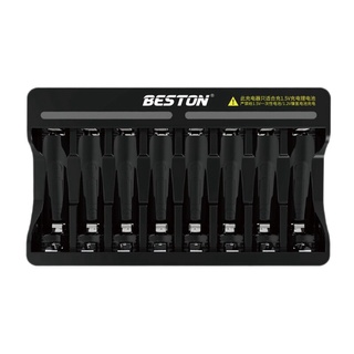 เครื่องชาร์จ Beston BST-M7012 ชาร์จ AA และ AAA ได้สูงสุดถึง 8 ก้อน แถมฟรี wallcharge USB batterymania