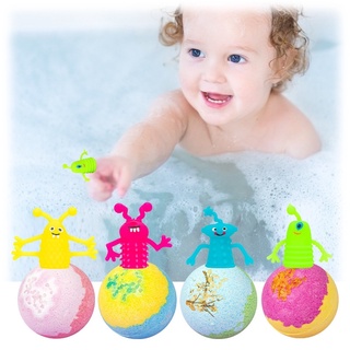 BATH BOMB Alien SURPRISE BOX (4 ลูก) #บาธบอม #ของเล่นน้ำ