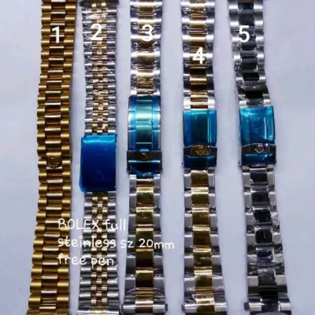 ROLEX STAINLESS STEEL WATCH STRAP 20 MM ROLEX WATCH CHAIN ROLEX STRAP