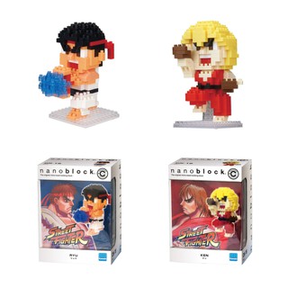 ของแท้จากญี่ปุ่น🧡 Kawada CN 15/ 16 Nanoblock Character Street Fighter ตัวต่อนาโนบล็อคสตรีทไฟเตอร์