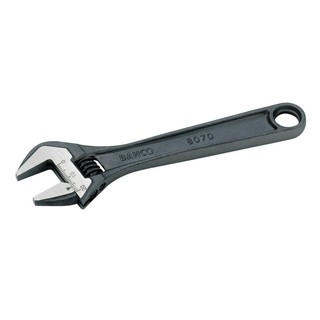 Bahco ประแจเลื่อน ชุบแข็ง ขนาด 6 นิ้ว รุ่น 8070 - สีดำ ( Adjustable Wrench ) กุญแจเลื่อน