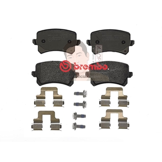 P85 109B ผ้าเบรก-R-แท้ BREMBO รุ่น Black : VX Tiguan (591, 592) ปี10-&gt; " เครอป อะไหล่ยนต์"