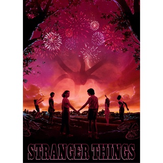 โปสเตอร์หนัง Stranger Things สเตรนเจอร์ ธิงส์ ซีรีย์ Movie Poster ภาพติดผนัง ตกแต่งบ้าน รูปติดห้อง ของสะสม ร้านคนไทย