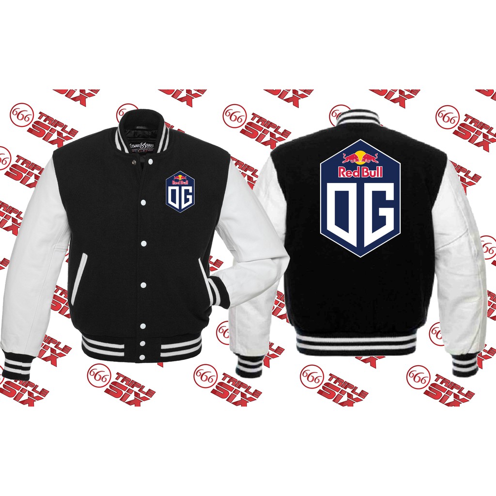Varsity Esports Team Redbull OG Gaming Jacket - PUBG Fortnite DotA2