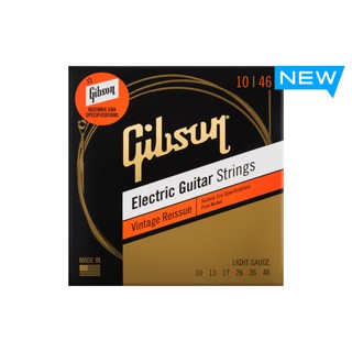 สายกีต้าร์ไฟฟ้า GIBSON VINTAGE REISSUE ELECTRIC GUITAR STRINGSเบอร์ 10-46  เบอร์ 11-50