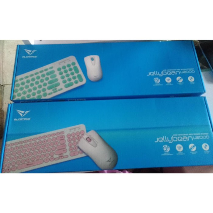 Alcatroz Jellybean U2000 ชุดคีย์บอร์ดและเมาส์ USB