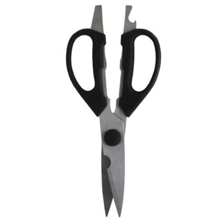 กรรไกรทำครัว สำหรับเตรียมอาหารขนาด 11621ซ.ม. Kitchen Scissors Black Handle 21cm HL121