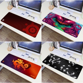Mousepad แผ่นรองเมาส์ลาย Steelseries 800*300*4 mm+ กล่อง​packaging
