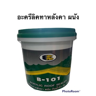 บอสนี่ รูฟซีลเลอร์ กันน้ำรั่วซึม 100% อะครีลิคทาหลังคา ผนัง บอสนี่