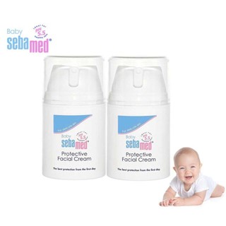 Baby sebamed ผลิตภัณฑ์บำรุงผิวหน้า Protective facial cream 50 ml. (แพค 2 ขวด)