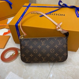 🔥ผ่อนได้🔥LV Pochette Accessories Size 23.5 cm งาน Original อุปกรณ์ : Full Box Set