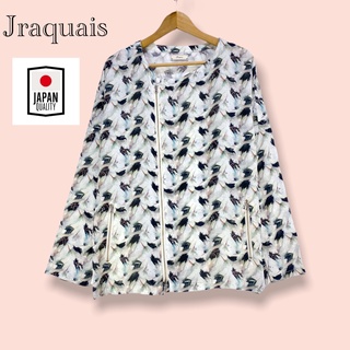 เสื้อ Jraquais ผ้าลินินผสมเรย่อนอย่างดี  เสื้อทรงสวยน่ารัก แนวเท่ห์ๆ แต่งซิบหน้า ลายสวยมาก ผ้าดีทิ้งตัวสวย ตัดเย็บละเอีย