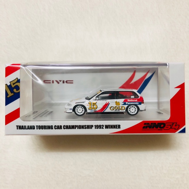 INNO64 #HONDA CIVIC EF9 #15 Singha National Panasonic🇹🇭Thailand Special Edition