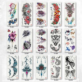 💎♥ Cool Dream Catcher ดอกกุหลาบปลาทอง Temporary Tattoo Sticker Decal