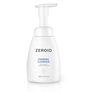 ✨ของขวัญฟรี★ตัวอย่างฟรี✨Zeroid Foaming Cleanser 240ml คลีนเซอร์โฟม สำหรับทำความสะอาดผิวหน้า