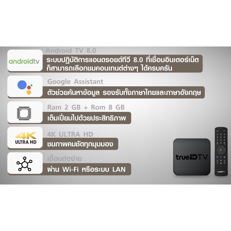 กล่องทรูไอดีทีวี TRUE ID TV - true.online - ThaiPick