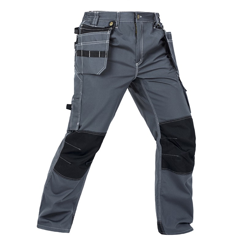 Craftsman Hammer Mens Work Pants Multi Pockets Cargo Work Pants ทนทาน Mechanic Work Wear