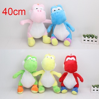 ตุ๊กตายัดนุ่น Super Mario Bros Yoshi ของเล่นสําหรับเด็ก ขนาด 40 ซม. Yoshi Dinosaur Stuffed Plush Toys