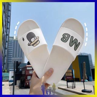 2020 new cute cartoon slippers outdoor personality non-slip soft bottom couple slippers