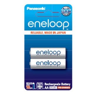 Panasonic ถ่านชาร์จ Eneloop 2,000 mAh x 2 BK-3MCCE/2NT ของแท้