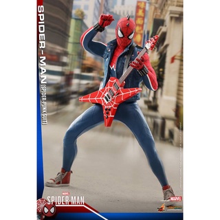 ฟิกเกอร์ โมเดล ของสะสม Hot Toys VGM32 MARVELS SPIDER-MAN - SPIDER-MAN (SPIDER-PUNK SUIT)